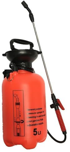 Spruzzatore A Pressione Da Giardino, Spruzzatore Da Giardino Manuale | Spruzzatore D'acqua Da 5 Litri Con Pompa A Pressione E Bacchetta Per Lavatrice - Spruzzatore Manuale Con Bacchetta Per