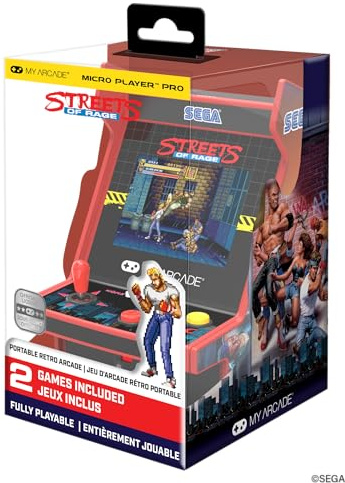 MyArcade DGUNL-7162 Streets of Rage Micro Player Pro Portable Retro Arcade