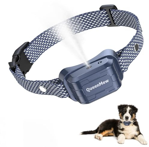 Collare per Cani, Auto Collare Antiabbaio, Antiabbaio con 3 Livelli Sensibilità e Spruzzo Regolabile, per Cani di Piccola e Grande Taglia
