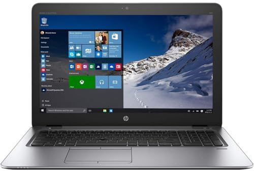 HP Elitebook 850 G3 Business Laptop, 15.6 Pollici Notebook, Intel Core i7-6600U, 16 GB RAM, 512 GB SSD, tastiera americana, Win 10 Pro (ricondizionato)