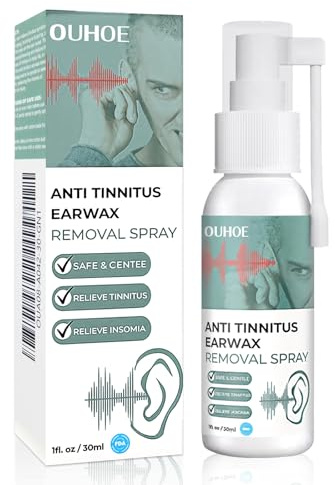 30ml Spray Nettoyant Oreilles, Solution de Nettoyage pour Oreilles, Dissolution rapide des bouchons de cérumen, Pour un Nettoyage Quotidien, Élimine en Douceur l'Excès de Cérumen,Sans Rinçage