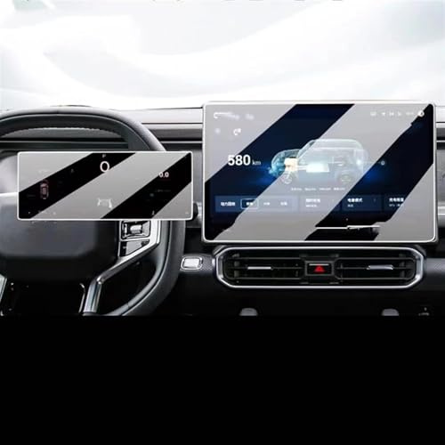 POMUHYE Compatible con Jetour para Traveller T2 2023 2024 Película Protectora El Salpicadero Interior Coche Película Protectora El Navegación Coche Accesorios El Coche Protector De Pantalla Coche