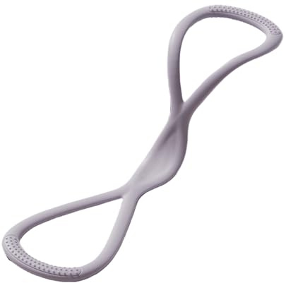 DOUDINGMAO Cuerda de tracción muscular para entrenamiento, 8 bandas de resistencia, cuerda elástica para entrenamiento, espalda abierta, cinturón elástico