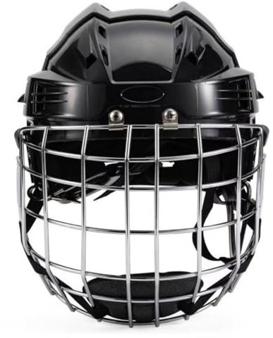 QSTDGVPW Sports Kopf Schutz mit Integriertem Gesichtsschutz Robuste Außenschale Komfortable Polsterung Und Sicherem Sitz für Eishockey Fußball Inline Skaten