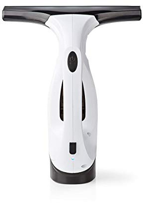 NEDIS Fenster Staubsauger | 20 W | Kapazität Schmutzwassertank: 200 ml | Abnehmbarer Schmutzwassertank | Schwarz/Weiss 1.20 m Schwarz/Weiss