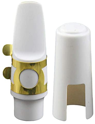 LIXBD - Bocchino per sassofono contralto, per accessori per sassofono (bianco)