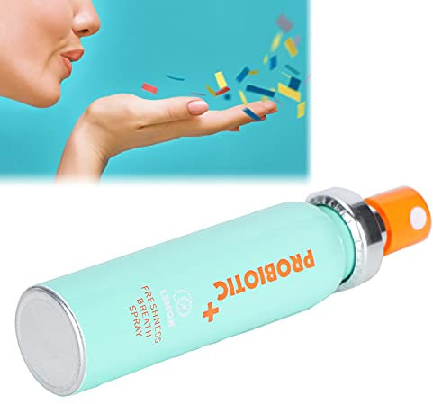 Probiotics Spray Bocca Deodorante Alito Cattivo Spray Orale per Respiro Rinfrescante Limone