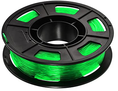 DMiotech 1.75mm 0.25KG 3D Drucker Drähte TPU Nachfüllungen Grün Abmessungal Genauigkeit +/- 0.05mm für 3D-Drucker