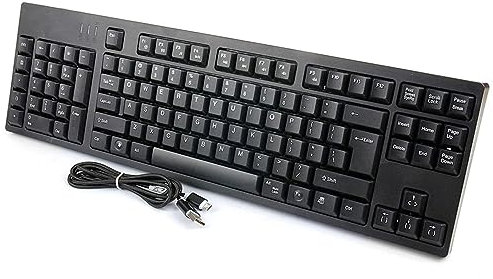 docooler Teclado ergonómico Teclado izquierdo Teclado para zurdo Diseño ergonómico Teclado de tamaño completo Doble interfaz USB Mejora la eficiencia del trabajo
