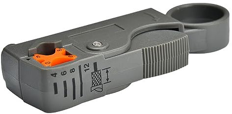 Pelacables Coaxiales ,Herramienta Portátil de Corte de Cables de Larga Duración ,Operación Simple ,Eficiente para Cables Coaxiales