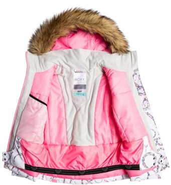 Roxy - ROXY PIE GIRL JK, Chaqueta Niñas, BRIGHT WHITE LLUVIA RG, ERGTJ03180-wbb2