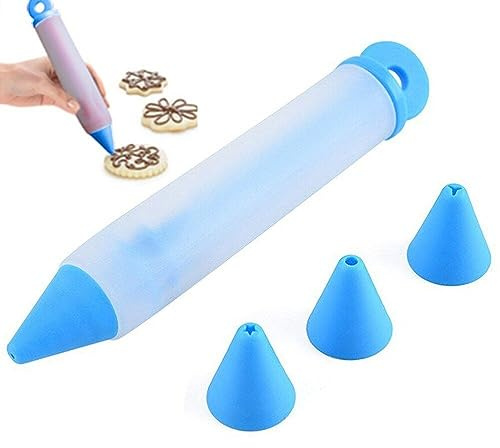 Silicone Food Writing Pen Chocolate Decorating Tools Cake Mold Cream Cup Cookie Icing Piping Pastry Nozzles Kitchen Accessories