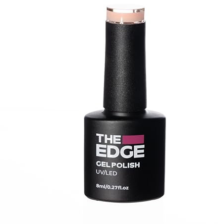THE EDGE Gel Nail Polish 8ml - The Pastel Peach - UV/LED Manicure/Pedicure for Salon & Home Use, Highly Pigmented/Long Lasting/2-Coat Coverage