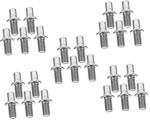 BESTonZON 25pcs Drum Set Hardware Tension Rods Screws for Drum Pedal Screw Replacement and Percussion Instrument Setup