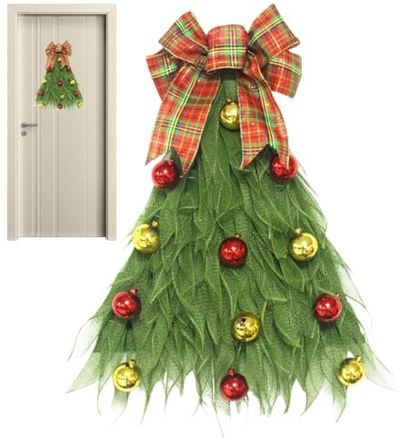 Ghirlanda natalizia, ghirlanda di vacanze, decorazione natalizia per interni, decorazione natalizia esterna, corona per porta d'ingresso, decorazione da parete per soggiorno, ghirlanda di atmosfera