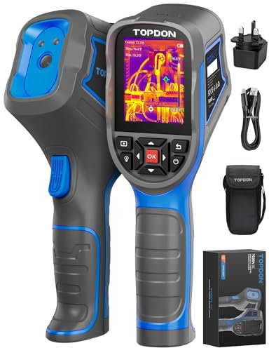 TOPDON TC004 SE Thermal Imaging Camera with 21-Hour Runtime, 32GB Storage, Video Recording, 256 * 192 IR Resolution, PC Image Analysis, Infrared Camera for Electrical and Building Inspection