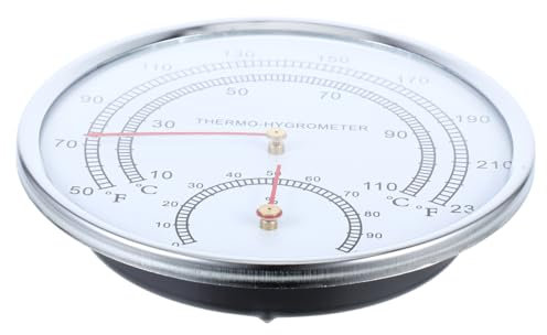 UKCOCO Sauna Thermometer and Hygrometer for Steam Accurate Temperature and Humidity for Home Indoor Outdoor Use