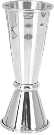 Alipis Taza Medidora De Vino De Acero Inoxidable Doble De Onzas Para Cocina y Bar Utensilio Multiusos Vaso Medidor Para Preparar Cócteles y Bebidas