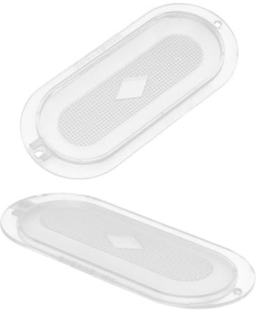 Angoily 1Pair Range Hood Lamp Shade Replacement Light for Kitchen Cooker Hoods Vintage Design Easy Maintenance Durable and Stylish Lamp Cover Plates