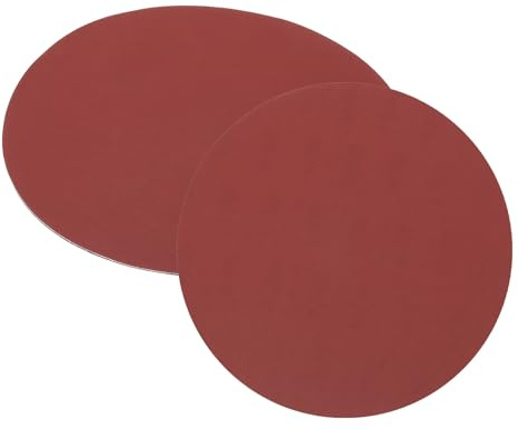 sourcing map 3 discos de lijado PSA de 10 pulgadas, papel de lija autoadhesivo de óxido de aluminio de grano 1000, papel de lija redondo sin agujeros, pintura de coche de arena, madera, metal