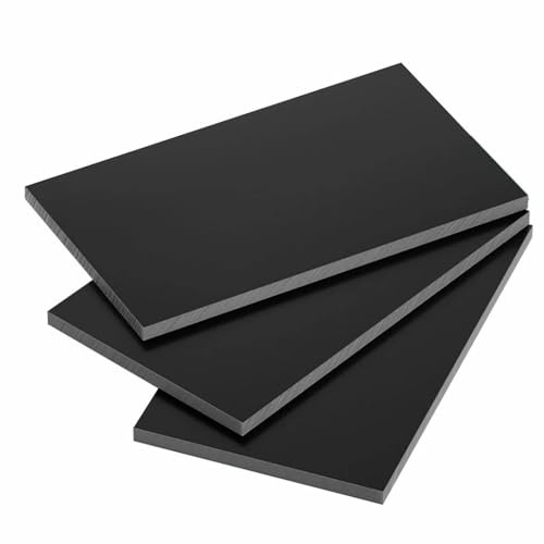 Panneau Électrique En Bakélite Noir, Épaisseur: 3mm À 15mm, Plaque Isolante, Feuille De Résine Phénolique Résistante À La Température.(200x300x12mm 1Pcs)