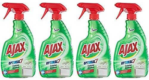 Ajax optimale 7 Spray für Küche, 750 ml, Lot de 4