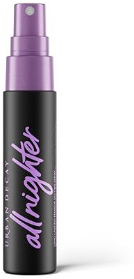 Urban Decay All Nighter Long-Lasting Makeup Setting Spray, Travel Size - Award-Winning Makeup Finishing Spray - Lasts Up To 16 Hours - Oil-Free - Non-Drying Formula for All Skin Types - 1.0 fl oz