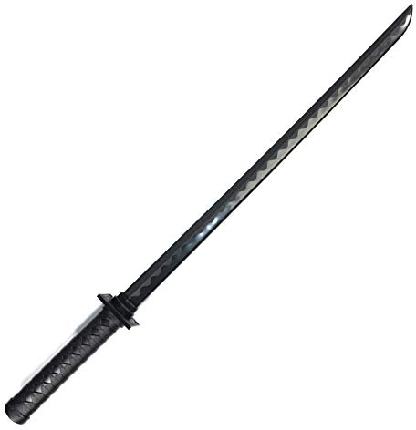 E-BOGU Black Polypropylene Ninja Ninjutsu Practice Sword (34.5)