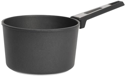 SKK große Aluguss Stielkasserolle Ø 20 cm - induktionsgeeignet - hoher Antihaft beschichteter Saucentopf - Made in Germany