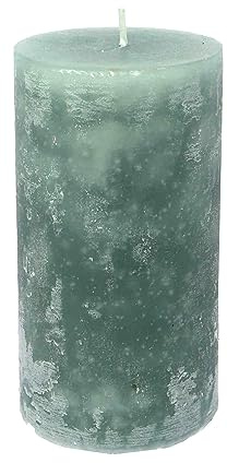 Stumpenkerze durchgefärbt 15 x Ø 8 cm (Mint)