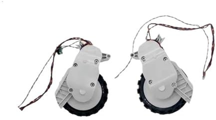 MUPECO Ersatzteile Linke Und Rechte Räder, Kompatibel for Dreame Bot W10 / W10 Pro, Roboter-Staubsauger-Ersatzteile (Color : Blackwhite l+r)