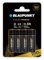 BLAUPUNKT AA Piles alcalines Premium, Paquet de 4, idéales pour Les contrôleurs de Jeux et Les Jouets, LR6BPR/4CP
