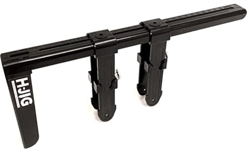 M4TEC Adjustable Door Handle Jig Drill Guide - H-JIG Cabinet & Kitchen Door Fitting Tool, Drawer Drilling Jig, Cabinet Handle Installation Guide, Precision Drill Guide for Cabinet Hardware