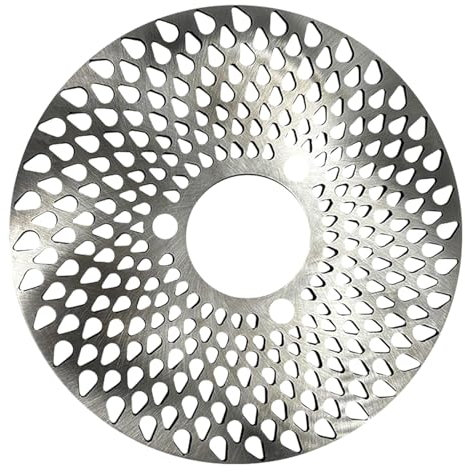 Elektrische Motorrad-Scheibenbremsscheibe, Fahrrad-Bremsscheibe - 220 mm Stahlrotor,Bremsscheiben-Rotor-Ersatz für E-Bikes, Motorräder, Elektrofahrräder