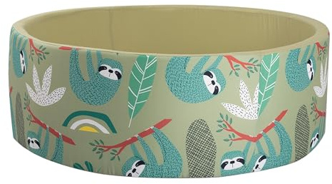 KNORRTOYS.COM-Piscina Suave, Color Perezoso – 150 Bolas Gris/Blanco/Transparente (76009)