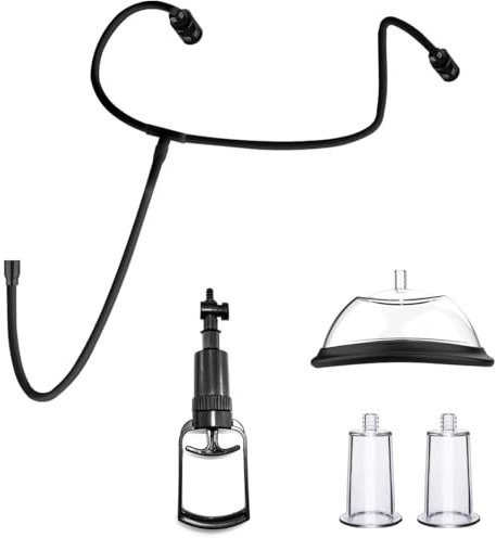 BDSMJOY Nippelsauger Brustwarzen Multifunktional Vagina Pumpe Muschipumpe,BDSMs Spielzeug hart Klitoris Sauger erotisches Sex Spielzeug für Frauen BDSMs Toys (Transparent)