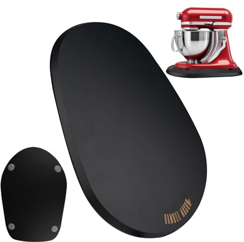 ANOTION Bamboo Sliding Tray Kitchen Appliance - Appliance Slider Compatible with Kitchen Aid 3.5-4.5 Qt Accessories and Attachments Countertop Appliance Slider Ideal for Stand Mixer Small Coffee Maker