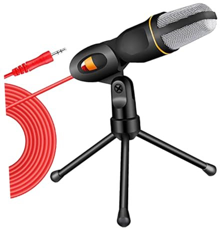 TOGEVAL Mikrofon Mit Ständer Für Pc-Computer Live-Streaming-gerät Mikrofonstativ Einstellbarer -ständerhalter Geeignet Für Podcasts Und Home-Recording