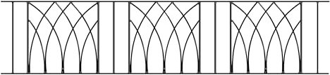 Abbey Modern Metal Railing Panel 1830mm Gap x 395mm High Galvanised Fence Fencing ABZP06