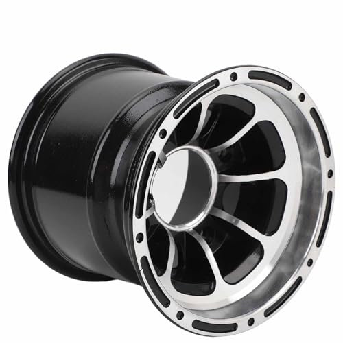 Locadence 8 Zoll ATV Rad, Hochfeste Aluminiumlegierung, Sportliche ATV Felge für Quads, Geländefahrzeuge, Go Karts, Karren (Hinterrad)