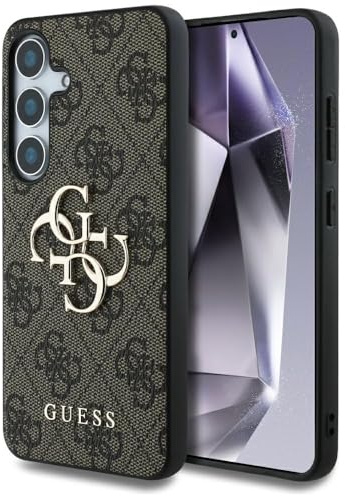 CG MOBILE Unter Lizenz Guess Hülle für S25 braun Big 4G Logo Classic Logo