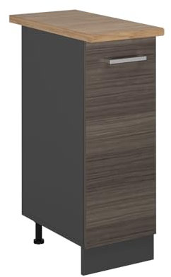 Vicco Apothekerschrank R-Line, Edelgrau, 30 cm