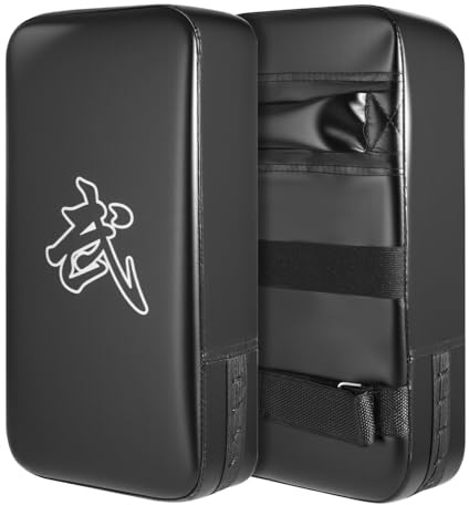 EupHHonycs 2 Pack Muay Thai Pad for Training Boxing Equipment Kicking Punching Shield Muay Thai Kickboxing Training Pad for MMA, Martial Arts, Karate, Taekwondo, Punching, Foot, Knee and Elbow Target
