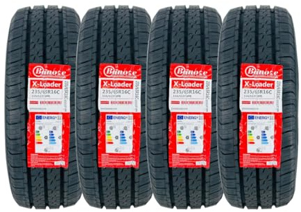 BANOZE X-Loader 235/65R16C 115/113T 8PR Commercial Tyre – Heavy Duty Van/Truck/SUV Tyres – High Load Capacity, 8-Ply Reinforced – 235 65 R16 C (4)