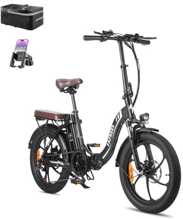 Fafrees F20 PRO E-Bike Klapprad Elektrofahrrad 20 Zoll Fatbike, 250W Motor 36V 20AH Akku, 20 * 3,0 Zoll Mountainbike Elektrofahrrad 40 Nm