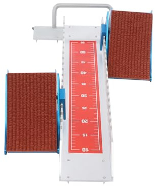 KAPIPALA Startblock mit 6-Stufen-Winkelverstellung (15°-65°) & Variabler Fußposition (0-50 cm) - Professioneller Multifunktionsbahn-Startblock aus Aluminium für Leichtathletik und Wettkampf