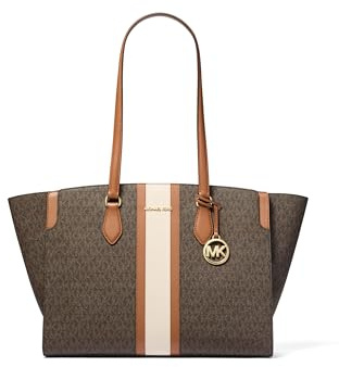 Michael Kors Borsa Tote Becca Grande con Riga e Logo