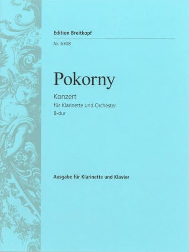 Klarinettenkonzert B-dur - Ausgabe für Klarinette [B] und Klavier (EB 6308)