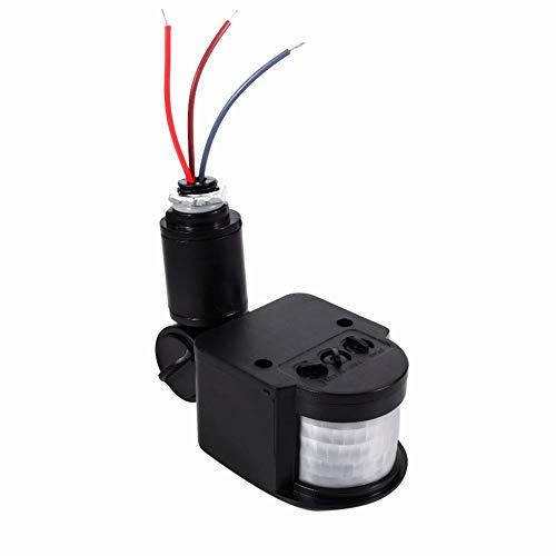 Détecteur de mouvement LED 90~250 V - Détecteur de mouvement infrarouge - 180 ° - Pour l'intérieur et l'extérieur