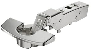 Sensys 110°-Scharnier mit integrierter Dämpfung (Sensys 8645i), vernickelt, halb vorliegend, Öffnungswinkel 110°, THS-Bohrbild 52 x 5,5 mm, 48 x 6 mm, Schnellmontage Fix (ø 10 x 6)_Artikel _ 9073615